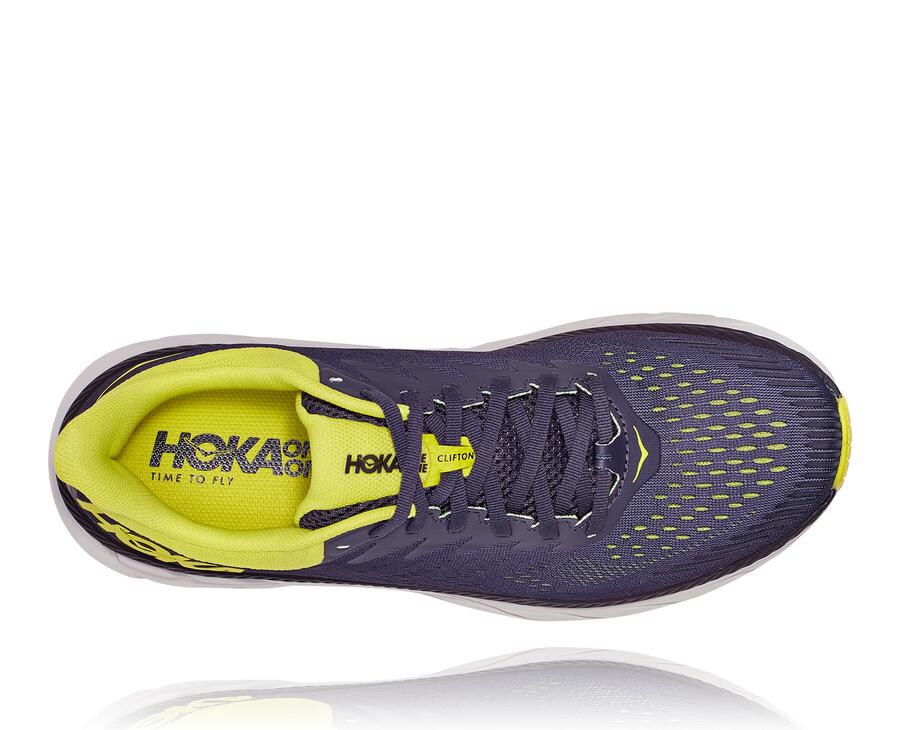 Hoka One One Clifton 7 Löparskor Herr - Marinblå - YHDZR-9541